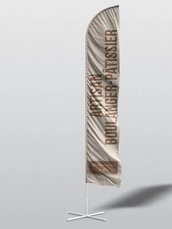 Feather beach flag